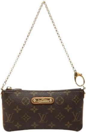 Louis Vuitton Pre-owned Pochette Milla MM - Dames - Vintage Clutch - Bruin - ONE Size - Vintage