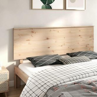 vidaXL Testiera per Letto 184x6x82,5 cm Legno Massello di Pino - Vidaxl