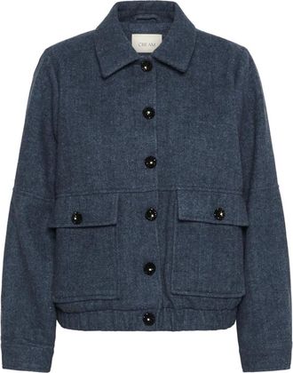 Cream Jassen, Dames, Blauw, M, CRSadie Bomber