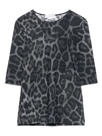 Stella McCartney Stella McCartney Ash Grey Leopard Top