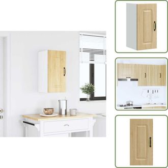 vidaXL Armadio multistrato - vidaXL Pensile da Cucina Kalmar Rovere Sonoma in Legno Multistrato - Armadio da cucina in truciolato