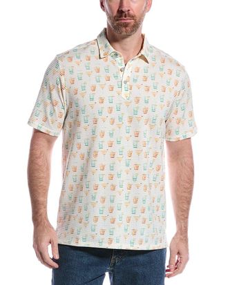 Tommy Bahama Costa Wave Seersipper Polo Shirt