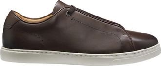 HUGO BOSS Gary Sneakers - Heren - Sneakers - Bruin - 40 EU - Leer - Schoenen