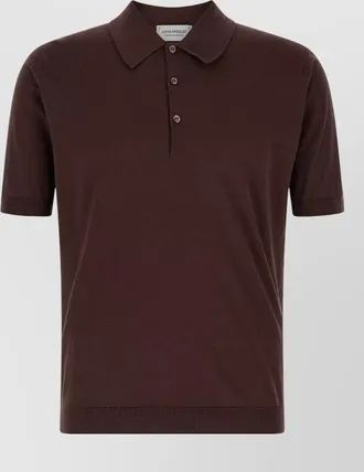 John Smedley cotton isis polo shirt
