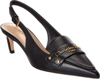 Dior Boy Leather Slingback Pump
