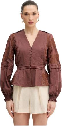 Silvian Heach Mujer, Blusas y Camisas, Marr&oacute;n, Talla: S