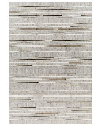Surya Medora Viscose & Leather Rug