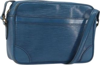 Louis Vuitton Pre-owned Trocadero 23 Schoudertas - Dames - Vintage Schoudertas - Blauw - ONE Size - Leer - Vintage