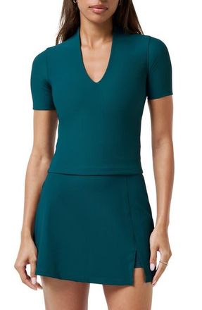 Travis Mathew Limitless Moveknit Top in Dark Sea at Nordstrom, Size Xx-Large
