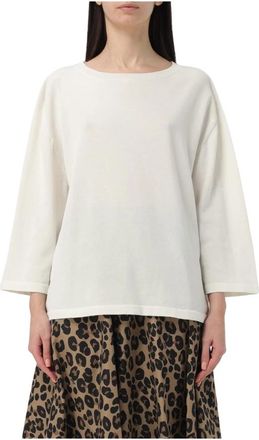 Aspesi Stijlvol Model 3417 Katoenmix Shirt - Dames - Blouses - Wit - M - Katoen - Overhemden