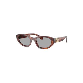 Miu Miu Sunglasses, female, Brown, Size: 53 MM MU A03S 21C40O Sunglasses