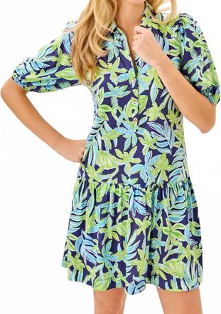 Lilly Pulitzer Bingley Dress In Sapphire Pool Tropical Tango