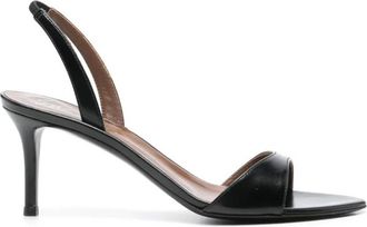 Giuseppe Zanotti Lilibeth Slingback Leather Sandals, Brand Size 35 ( US Size 5 )