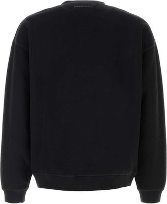 Dsquared2 Mens Logo-Pocket Cotton Sweatshirt Black Jean