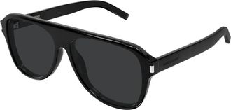 Saint Laurent SL 970 Aviator Zonnebril - unisex - Accessoires - Zwart - Maat: 59 MM Nylon