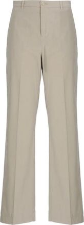 BRIGLIA 1949 Wide Broeken - Dames - Wijde Broeken - Beige - XS - Katoen - Broeken