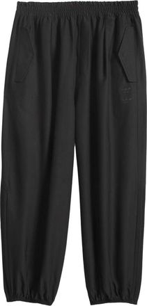 adidas x Willy Chavarria Twill Oversize Track Pants Black KD9349