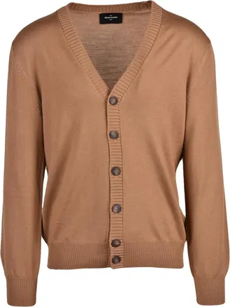 Gran Sasso Beige Virgin Wool Cardigan
