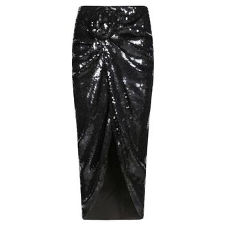 Rotate Rotate Birger Christensen, Rokken, Dames, Bruin, XS, Polyester, Sequins Knot Skirt