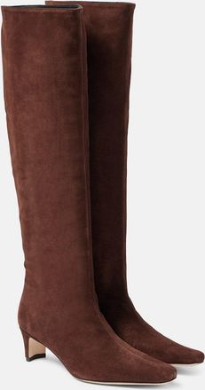Staud Wally suede knee-high boots