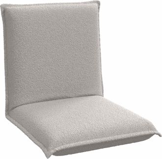 vidaXL Sill&oacute;n Ajustable Gris Claro Tela De Oveja Vidaxl