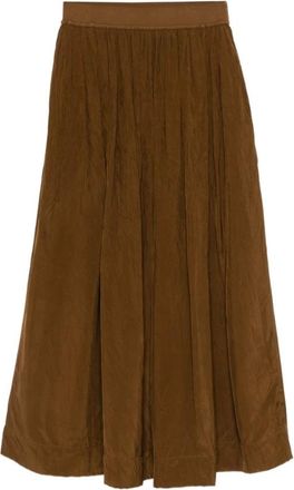 Uma Wang Midi Skirts, female, Brown, Size: M Gillian Long Skirt