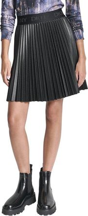 DKNY Pull On Pleated Skirt