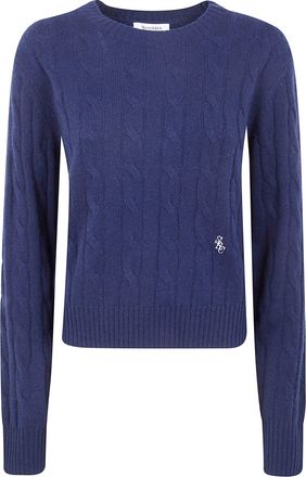 Sporty & Rich Src Cableknit Cashmere Sweater