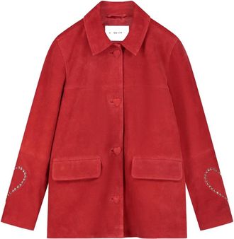 Fab By Fabienne Chapot Dylan Jacket - Dames - Zomerjassen - Rood - Xl/2Xl - Leer - Jassen