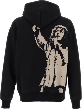 Junya Watanabe Logo-Embroidered Collaboration Hoodie - Black