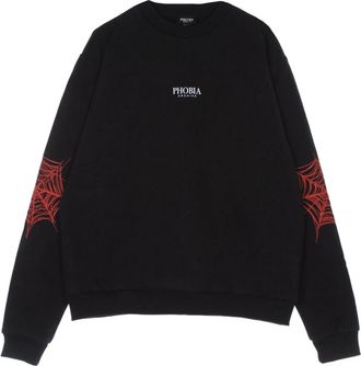 Phobia Archive Lichtgewicht Tracksuit Sweatshirt met Lange Mouwen - Heren - Sweatshirts - Zwart - XL - Katoen - Hoodies & sweatvesten