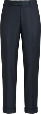 Brunello Cucinelli Virgin wool trousers in Navy Blue at Nordstrom, Size 54 It