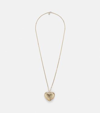 Sydney Evan Puffy Icon Wallpaper Heart 14kt gold necklace with diamonds