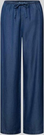 Only Wide Leg Hose aus Lyocell Modell CHARIS in Jeansblau, Gr&ouml;&szlig;e XL