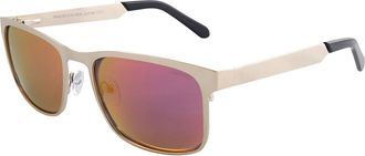 North Beach Shagreen Polarized 70747 Mens Sunglasses Brown Size 57