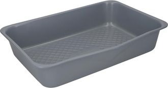 MasterClass Juego de 2 sartenes antiadherentes de acero al carbono gris