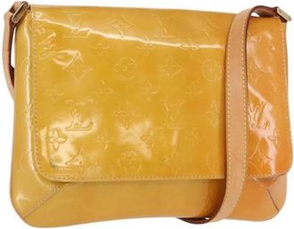 Louis Vuitton Pre-owned Leren Crossbodytas - Dames - Vintage Schoudertas - Beige - ONE Size - Leer - Vintage