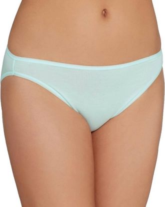 Felina Sublime Hi Cut Brief Panty In Icy Mint