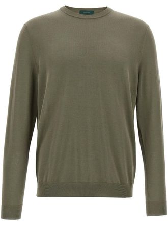 Zanone cotton sweater - men - Cotton - 46 - Green