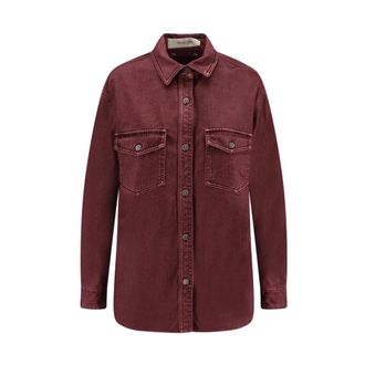 Golden Goose Light Jackets, female, Red, Size: XS Overshirt