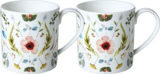 Twig New York Scandinavian Floral Set of Two Mugs in Multi at Nordstrom