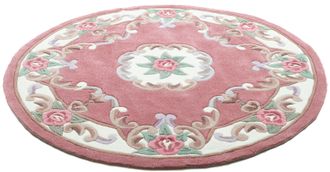 THEKO Teppich »Ming« rund 14 mm Höhe hochwertiges Acrylgarn, ideal im Wohnzimmer & Schlafzimmer