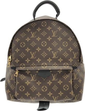 Louis Vuitton Marron Coated Canvas Backpack (Pre-Owned)