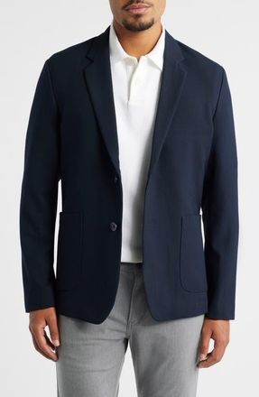 Robert Barakett Shaw Navy Textured Stretch Sport Coat at Nordstrom, Size Xx-Large
