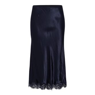 Part Two Denija PW Rok - Dames - Midirokken - Blauw - 2XL - Rokken