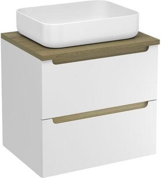 Puma Naturel - Mueble de baño bajo lavabo Stilla 60x60x45 cm, blanco (STILLAD06056DBK)