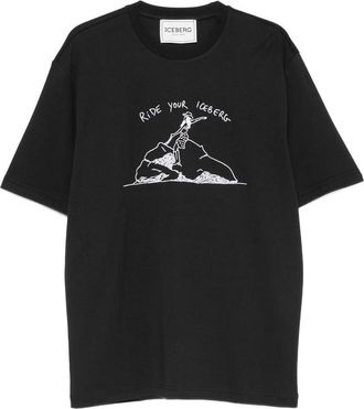 Iceberg Short-sleeve Embroidered T-shirt