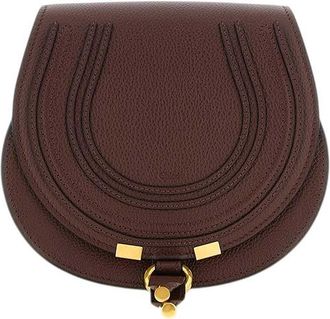 Chlo&eacute; Brown Marcie Small Crossbody Bag