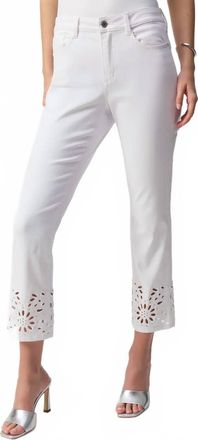 Joseph Ribkoff Womens Maureen Dalton Jeans In White