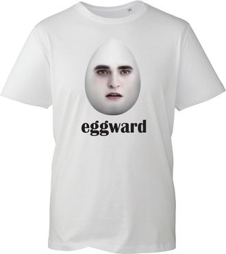 Generic Funny Eggward Meme T-Shirt - Hilarious Egg Face Parody Graphic Tee, Internet Humor Shirt, Novelty Egg Meme Top (White, M)